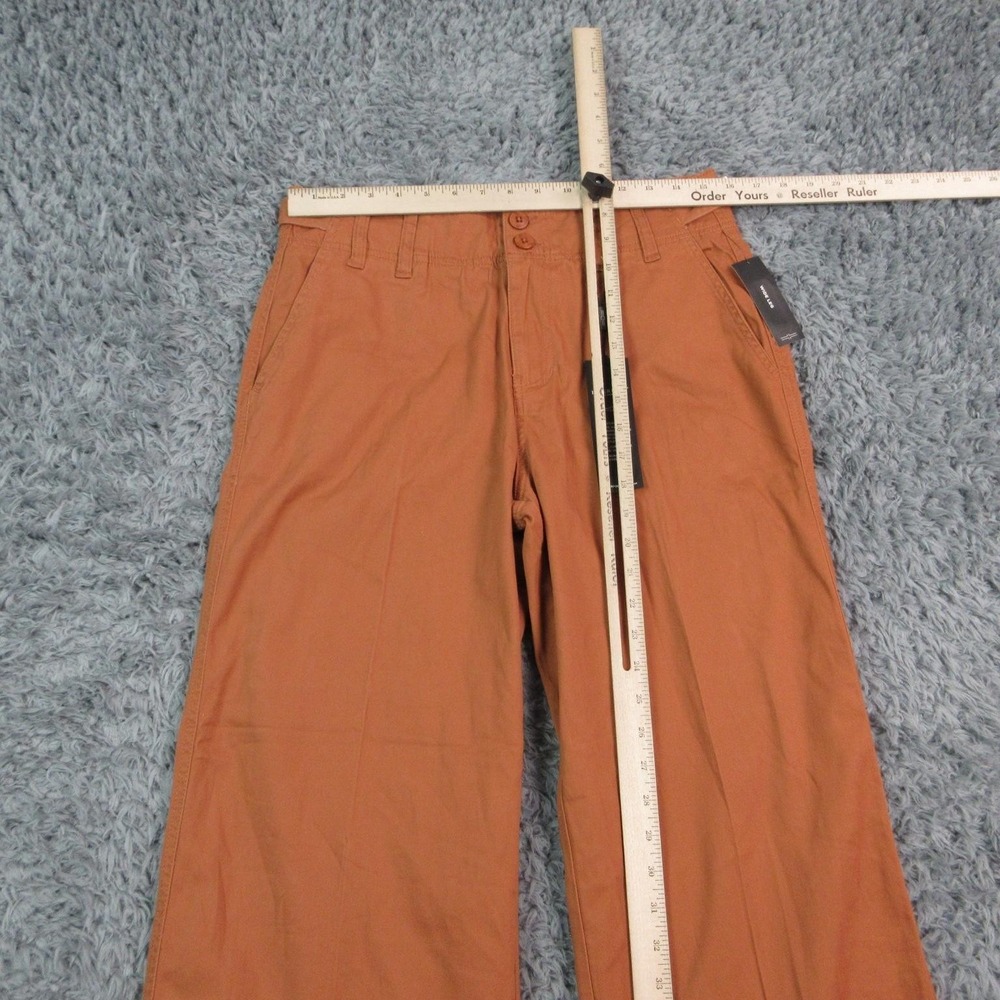 Liverpool Pants Womens 10 Orange Chino Wide Leg Relaxed Pockets 31x27.5* NWT - Picture 2 of 16